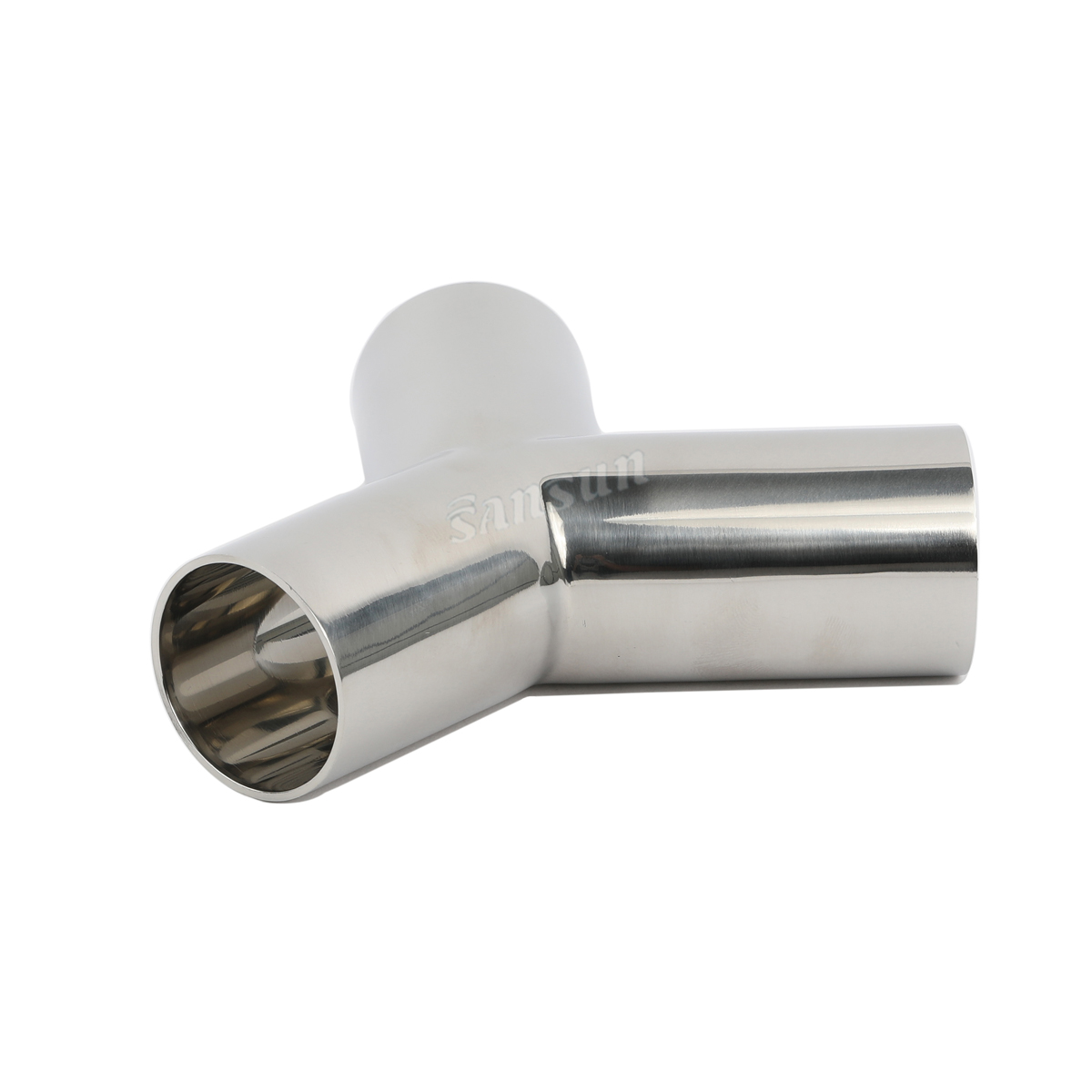 3A Stainless Steel Sanitary Butt Weld Y-type Tee