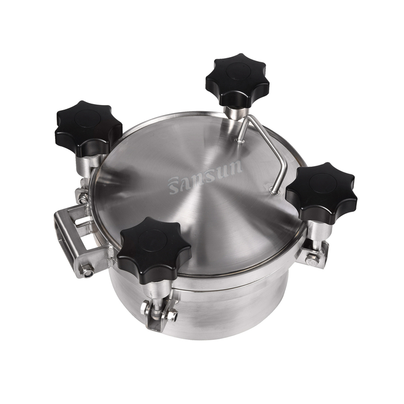Hygienic Stainless Steel Pressure Round Manway