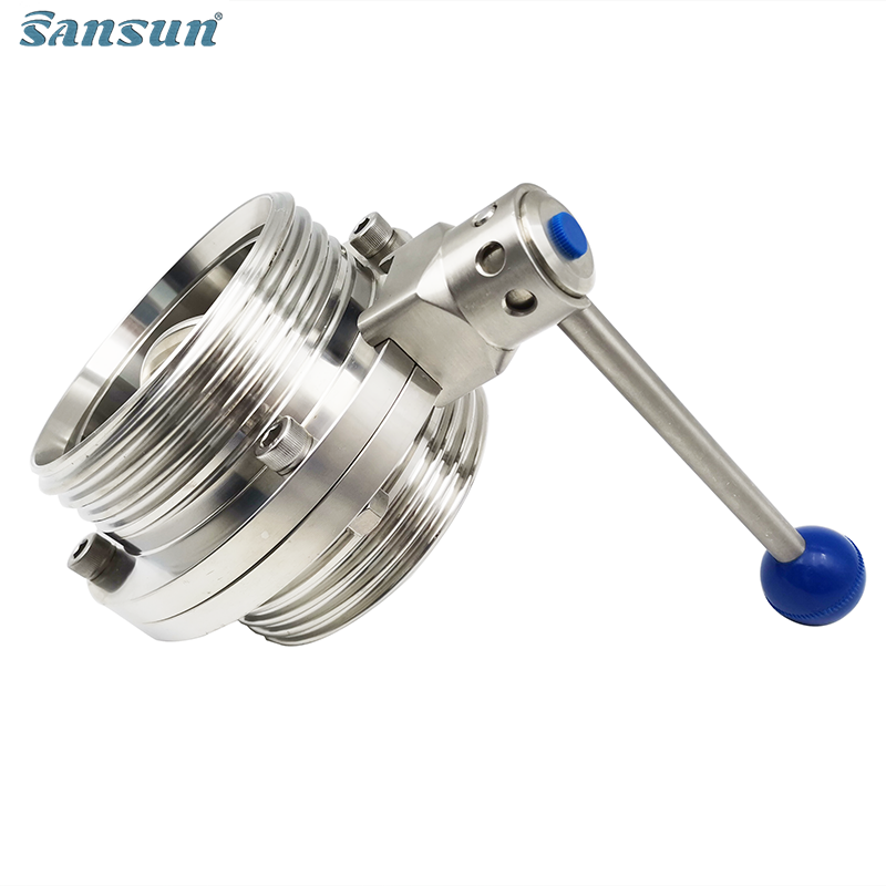 Sanitary Thread Butterfly Valve