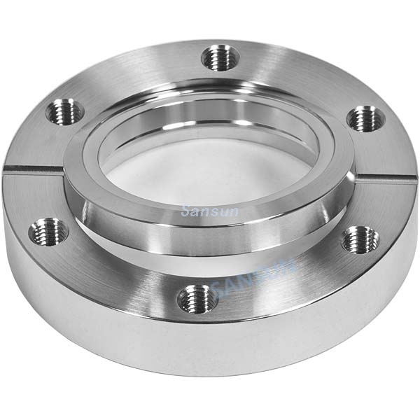 Stainless Steel CF Rotatable Bored Blank Tapped Flange vacuum fittings