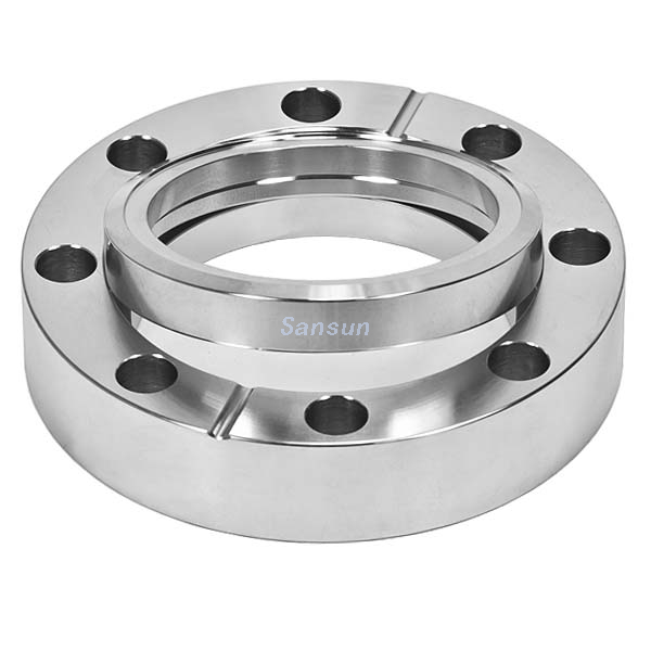 Stainless Steel Cf Rotatable Bored Blank Flange Vacuum Fittings From China Manufacturer Sansun 4873