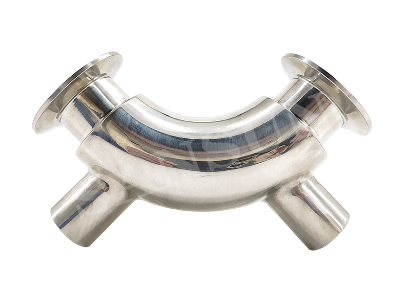 heating jacketed 90 Degree Clamped Elbow 