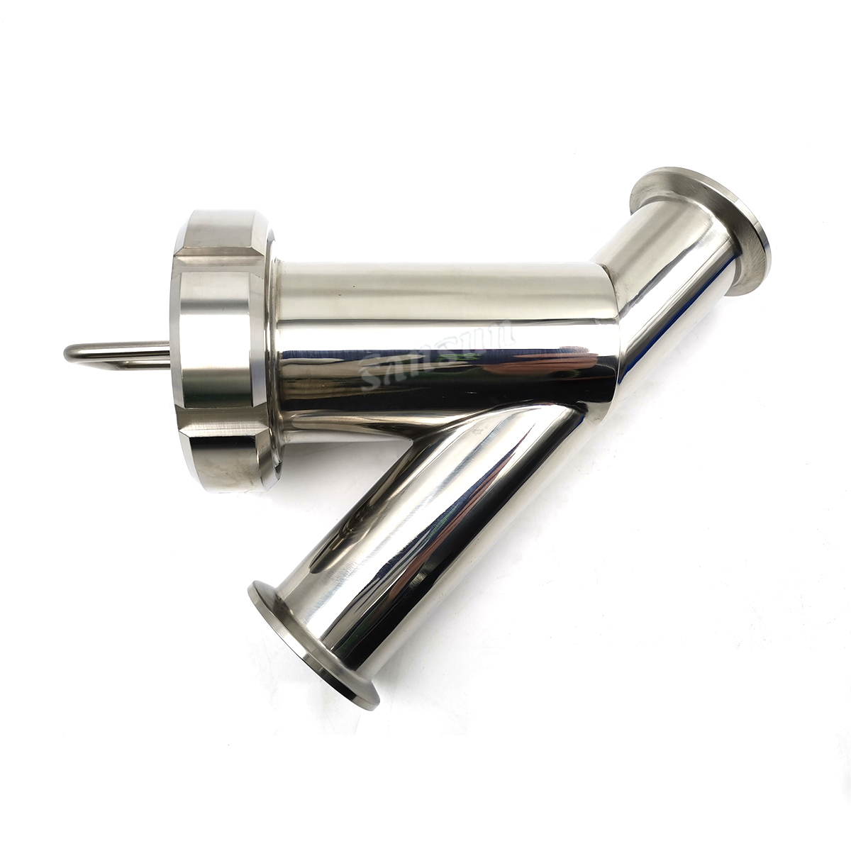 304 Stainless Steel Clamp End Y Type Inline Strainer for Beer