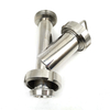 Homebrew Hygienic Stainless Steel Male Y Type Strainer with Nut 