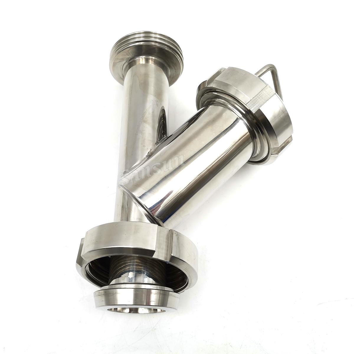 Homebrew Hygienic Stainless Steel Male Y Type Strainer with Nut 