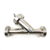Sanitary Stainless Steel Male Thread Y Type Filter Housing