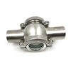 304 Hygienic Welding Cross Pipeline Sight Glass