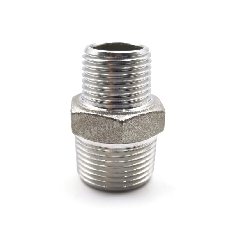 Brewery SS Male Reducing Hexagon Nipple