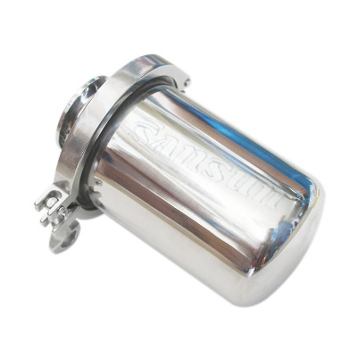 Sanitary triclamp Rebreather with clamp ends