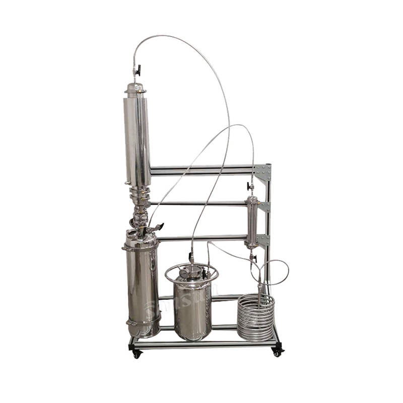 High Performance Jackted Dewax Column BHO Closed Loop Extractor with Rack 5lbs