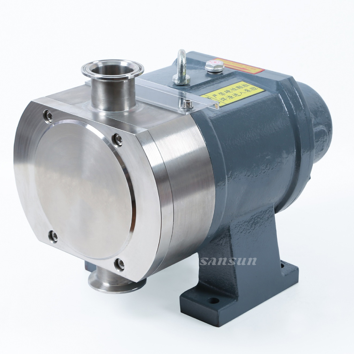 Stainless Steel Food Grade Rotary Lobe Pump Without Motor