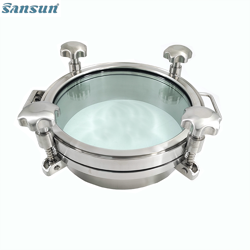 Circular Manhole with glass