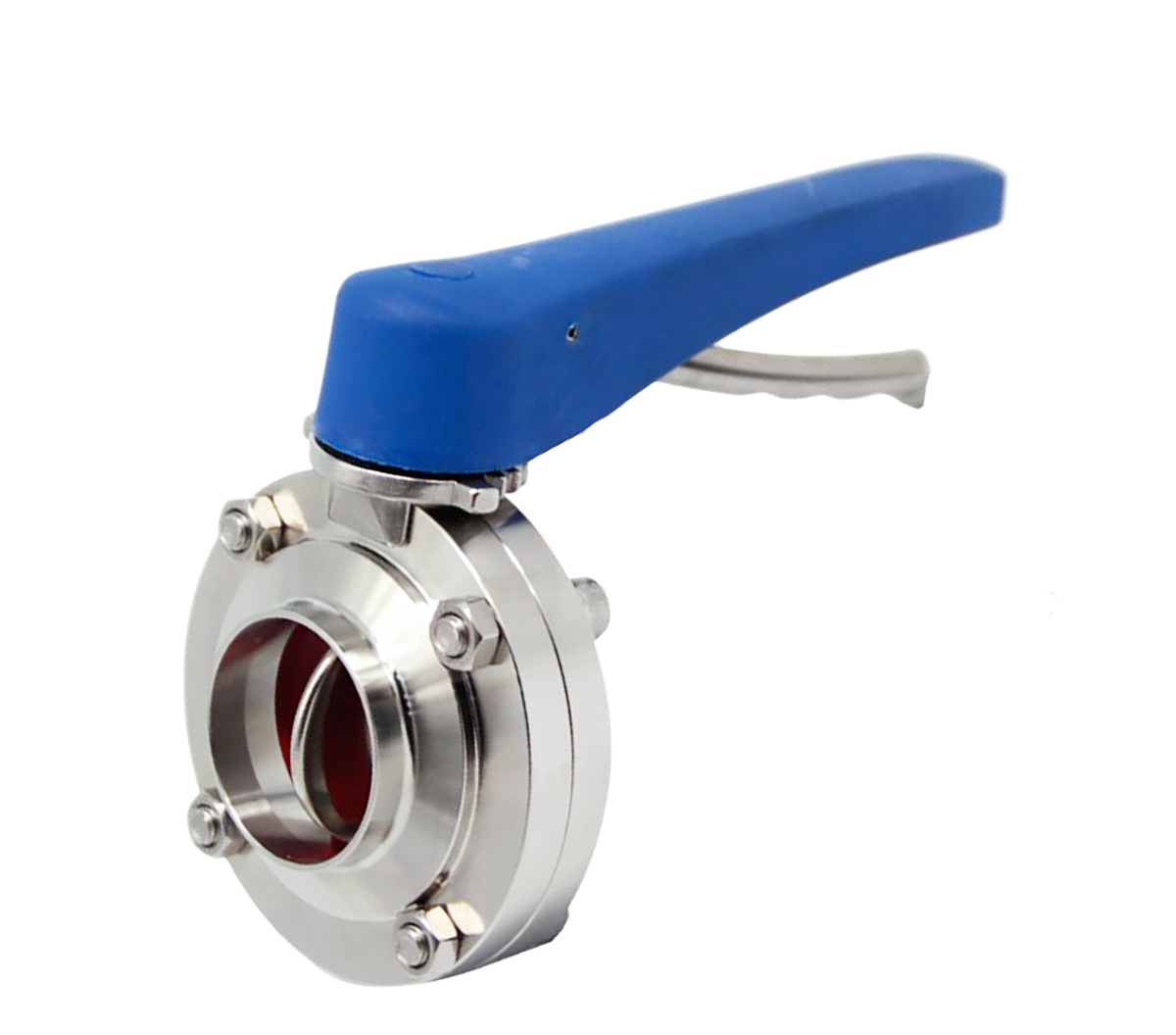 DIN Dairy SS welded butterfly valve best price