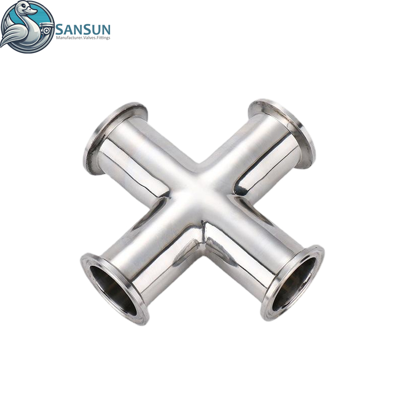 304 316L Stainless Steel Sanitary Clamp Cross