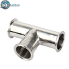 Data Center Liquid Cooling Systems 316L Stainless Steel Tri-Clamp Tee