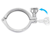 SS304 KF Single Pin Clamp 13MHH-14 Nut Vacuum Clamp
