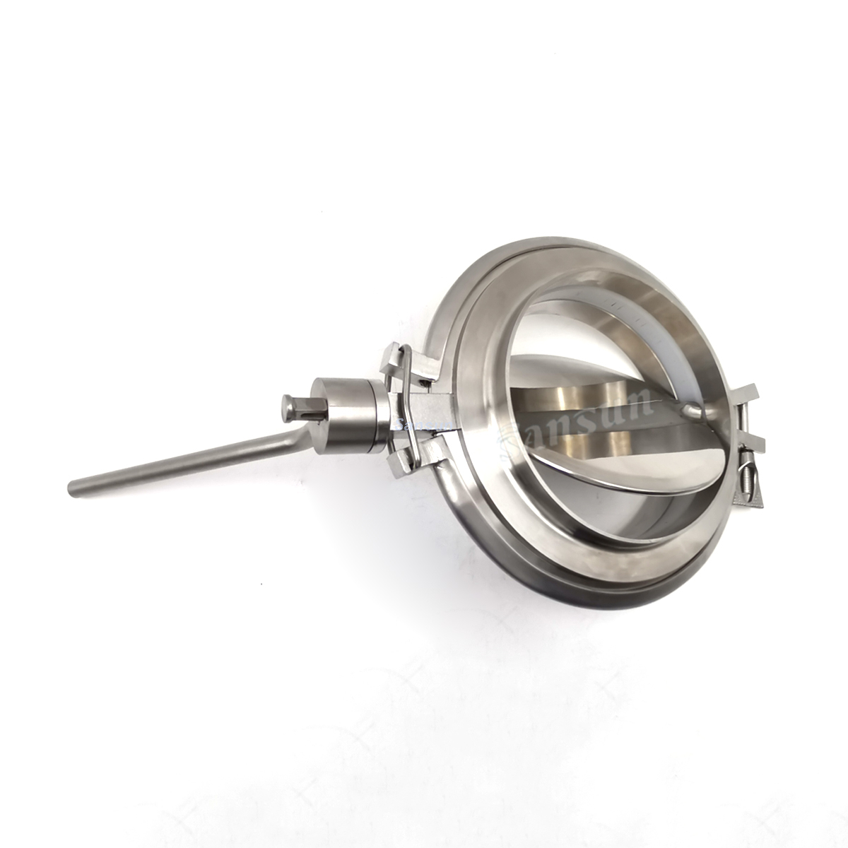 Sanitary Stainless Steel Weld Powder Butterfly Valve