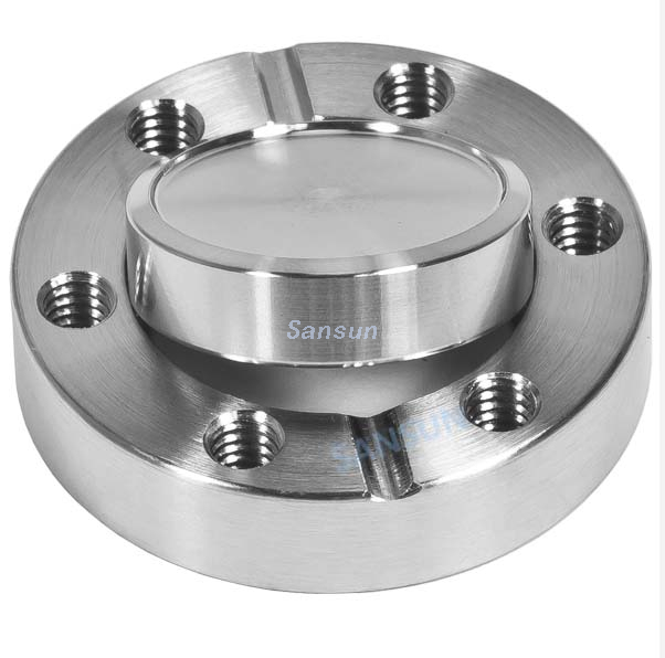 Stainless Steel CF Rotatable Blank Tapped Flange vacuum fittings