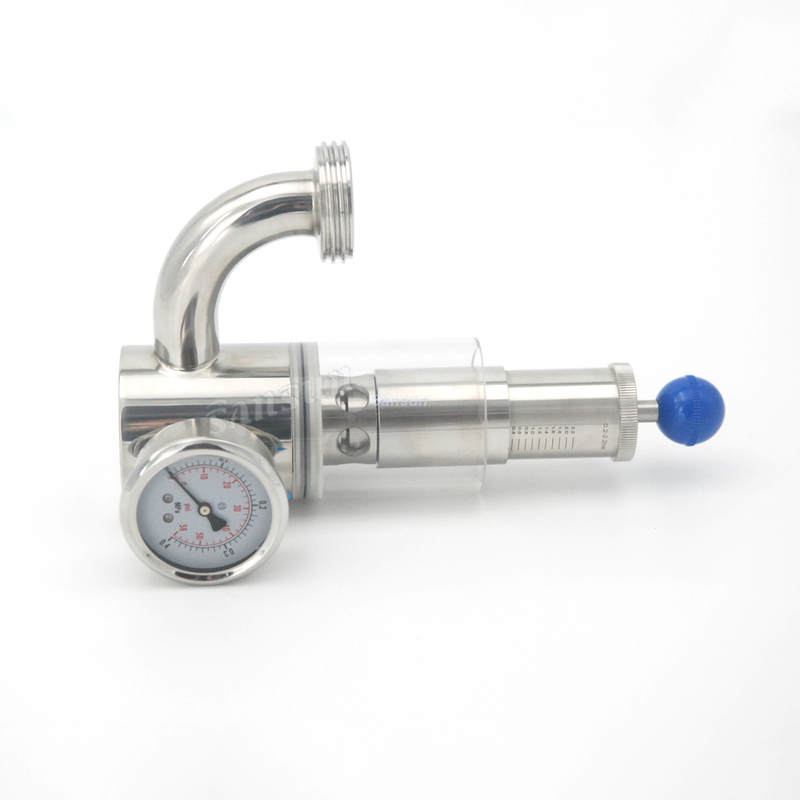 Clamp Bunging Pressure Adjusting Apparatus With Pressure Gauge