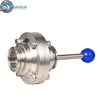 Manual Sanitary Tri-Clamp Butterfly Valve for Data Center Liquid Cooling