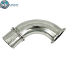 Data Center Liquid Cooling Sanitary Stainless Steel Elbow-type Hose Connector