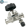 SS316L Hygienic Straight-Through Diaphragm Valve with Mini Diaphragm Valve Assembly