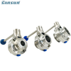 Sanitary tri clamp butterfly valve