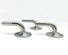 1.5" Tri Clamp x 3/8" Hose Barb with 90 Degree Bend