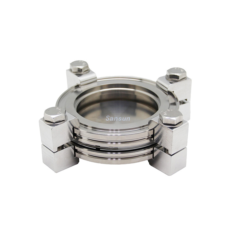 Stainless Steel ISO Bored Bolted Flange Vacuum Fittings