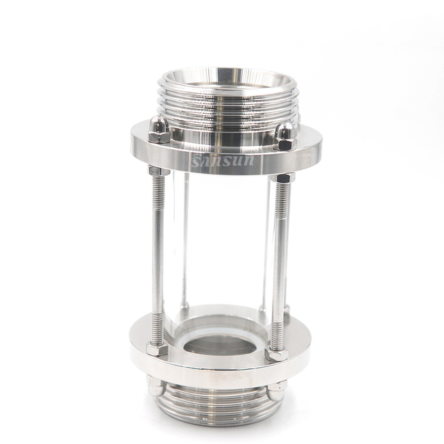 Sanitary SS Male Ends Liquid Sight Glass