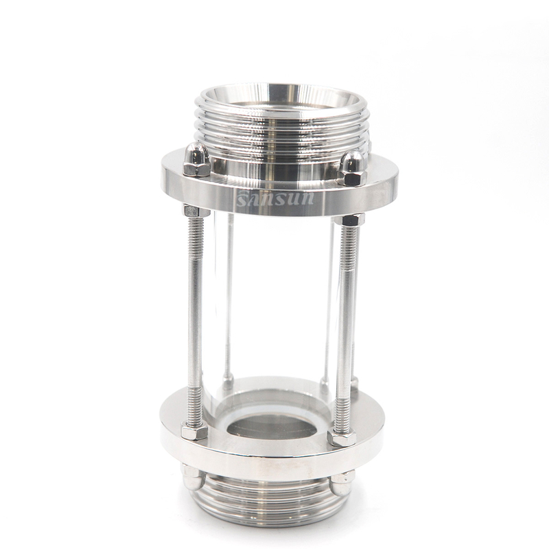 Sanitary SS Male Ends Liquid Sight Glass