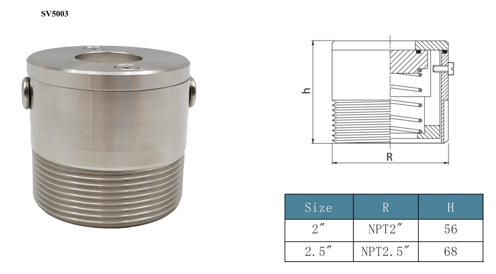 drawing of new type vacuum valve