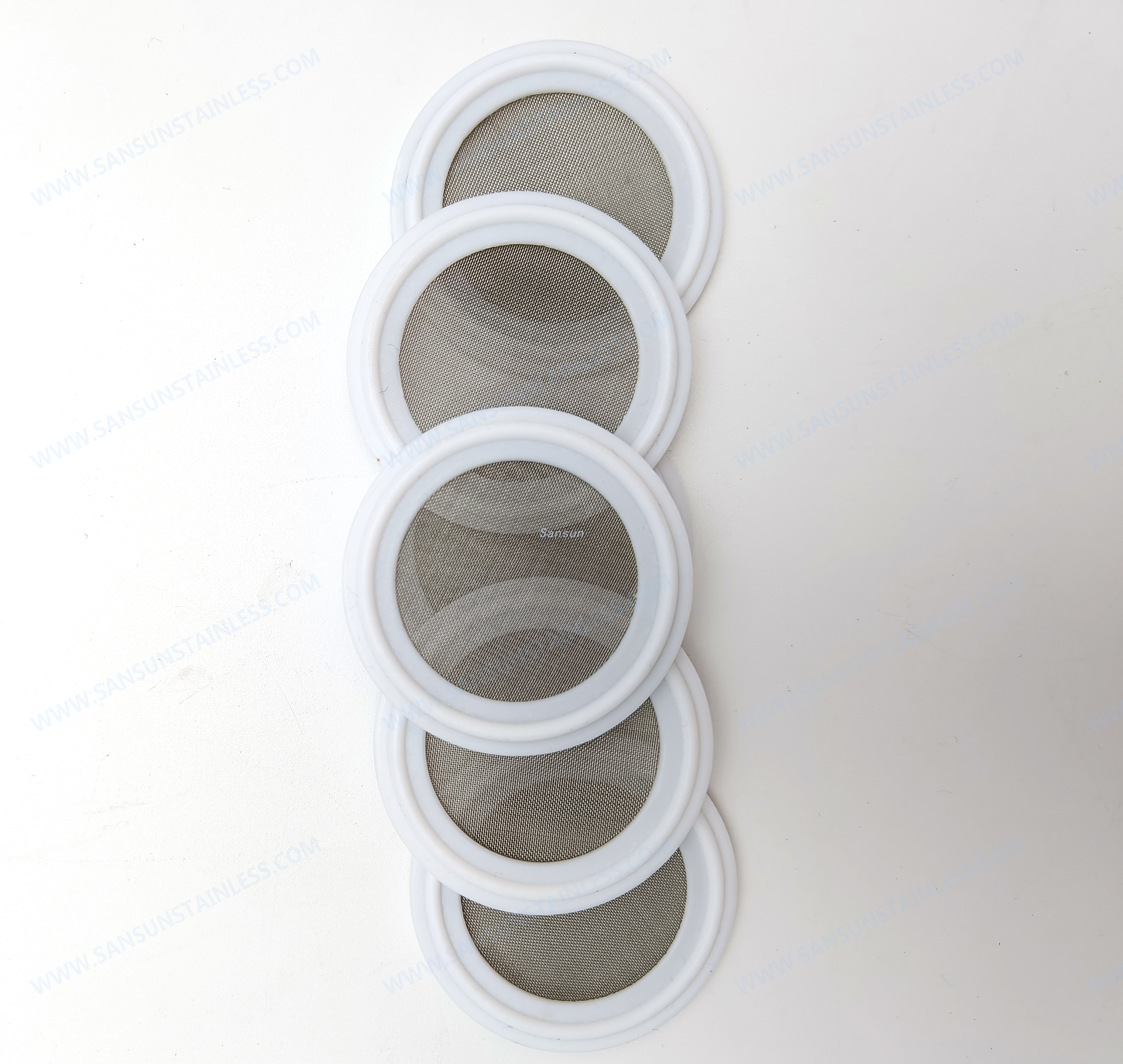 Food Grade Tri Clover gaskets PTFE Mesh Screen Gasket Seal 