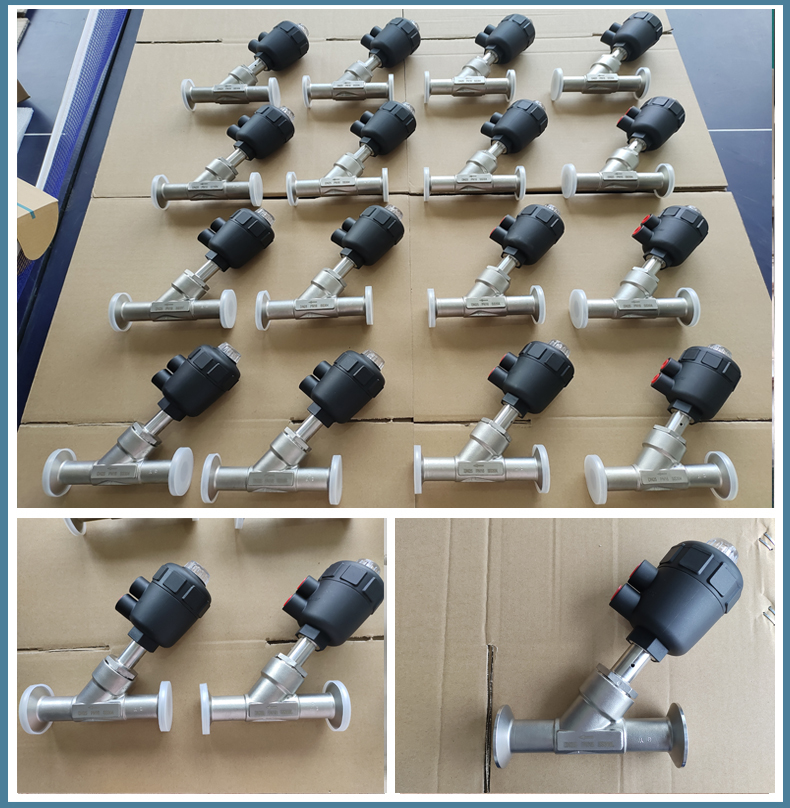 Pneumatic Angle Seat Valve