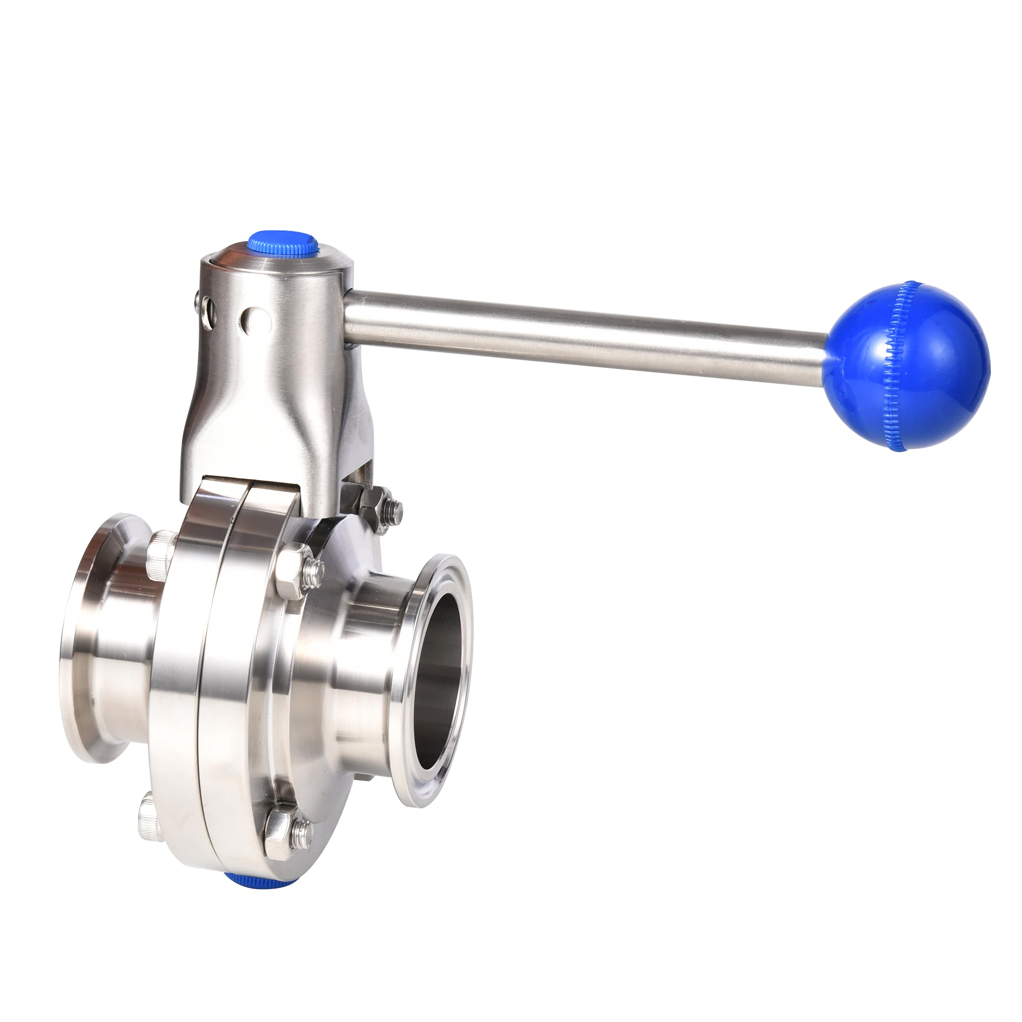 DIN Hygienic Tri clover TC butterfly valve for food