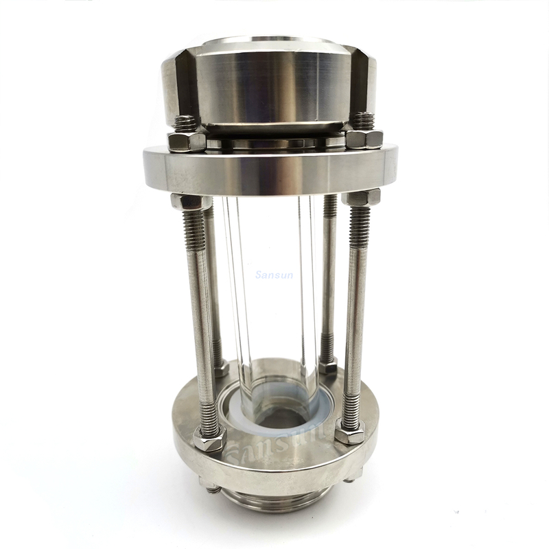 Sanitary Threaded Straight Sight Glass with Nut best price