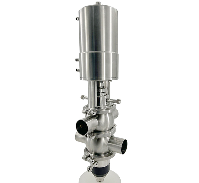 DIN Sanitary Stainless Steel SS304 316L Welded Mix Proof Valve Mixproof Double Seat Valve