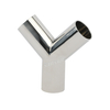 3A Stainless Steel Sanitary Butt Weld Y-type Tee