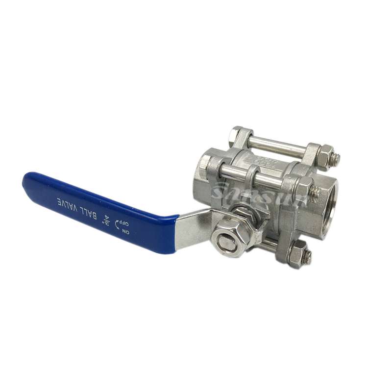 SS304 1 Inch Npt Ball Valve 1000 Psi