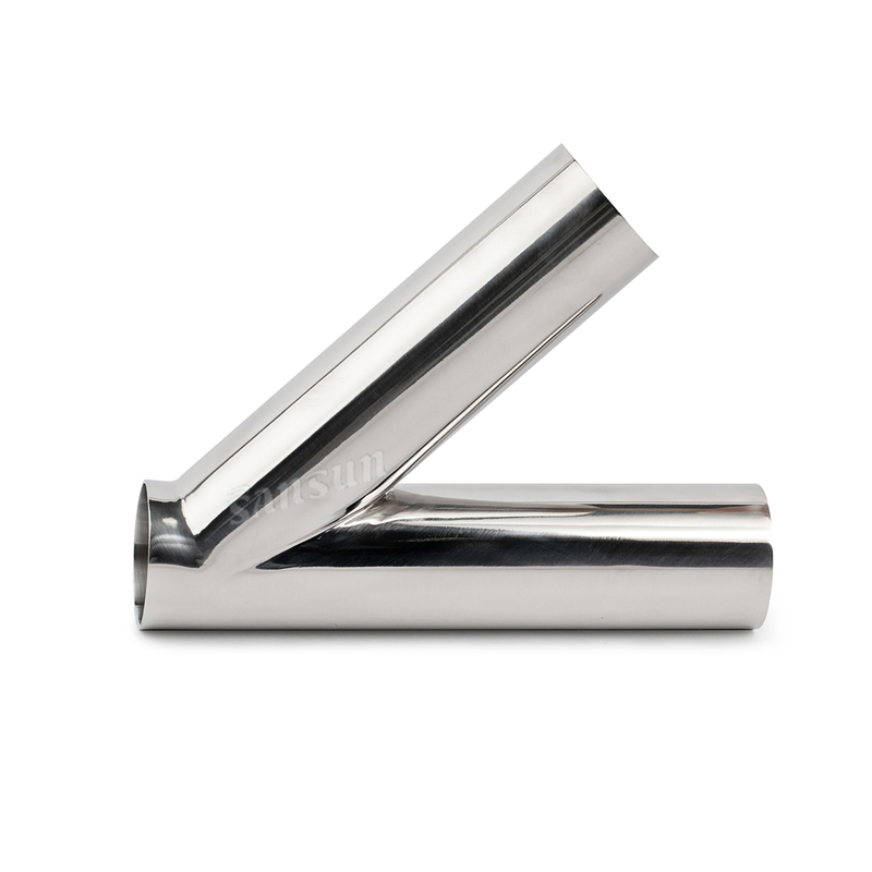 Stainless Steel Butt Weld 45 Degree Slanting-type Y Tee