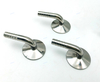 1.5" Tri Clamp x 3/8" Hose Barb with 90 Degree Bend