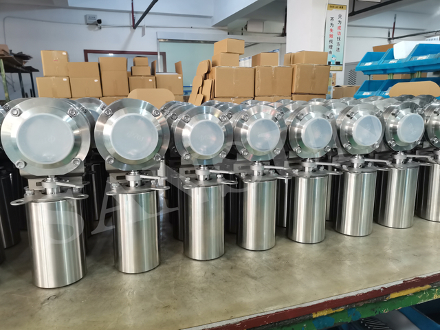 Sansuun-Welded Pneumatic Butterfly Valve