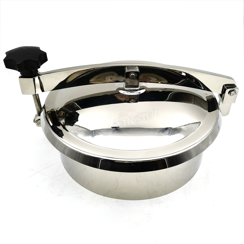SS Sanitary Non Pressure Round Manhole Cover