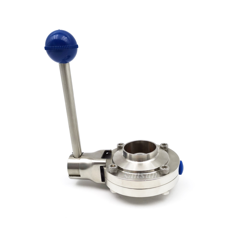 Dairy SS Welded Butterfly Valve Best Price