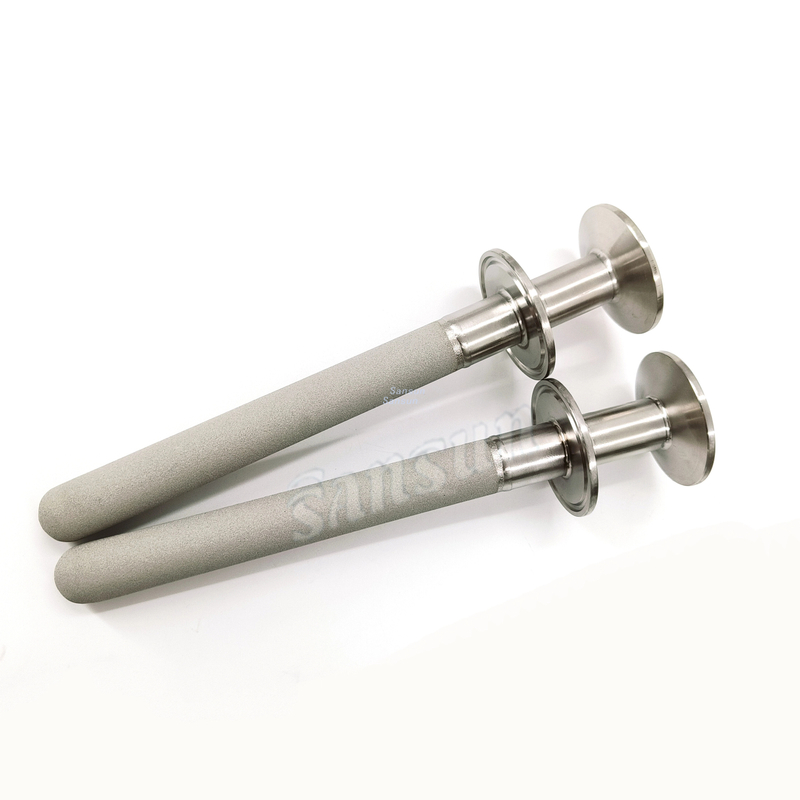 Stainless Steel Double Clamp Tri clover Beer Carbonation Stone