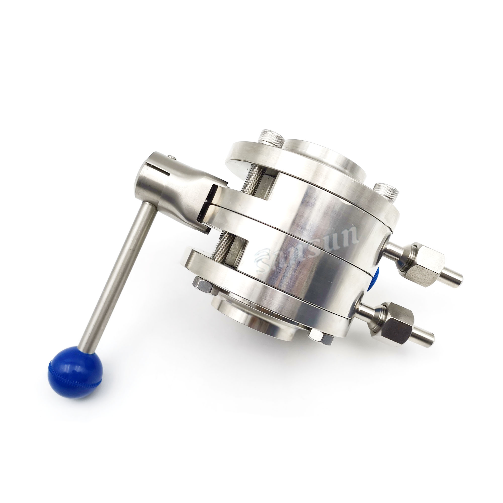 CIP Cleaning Leakage Mixproof Butterfly Valve