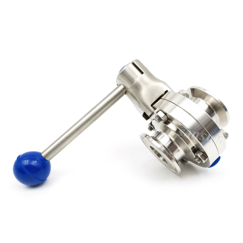 Sanitary Tri clamp Butterfly Valve for food