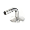 1.5" Triclamp Compatible 3/8" 90 Degree Bend Hose Barb Coupling 