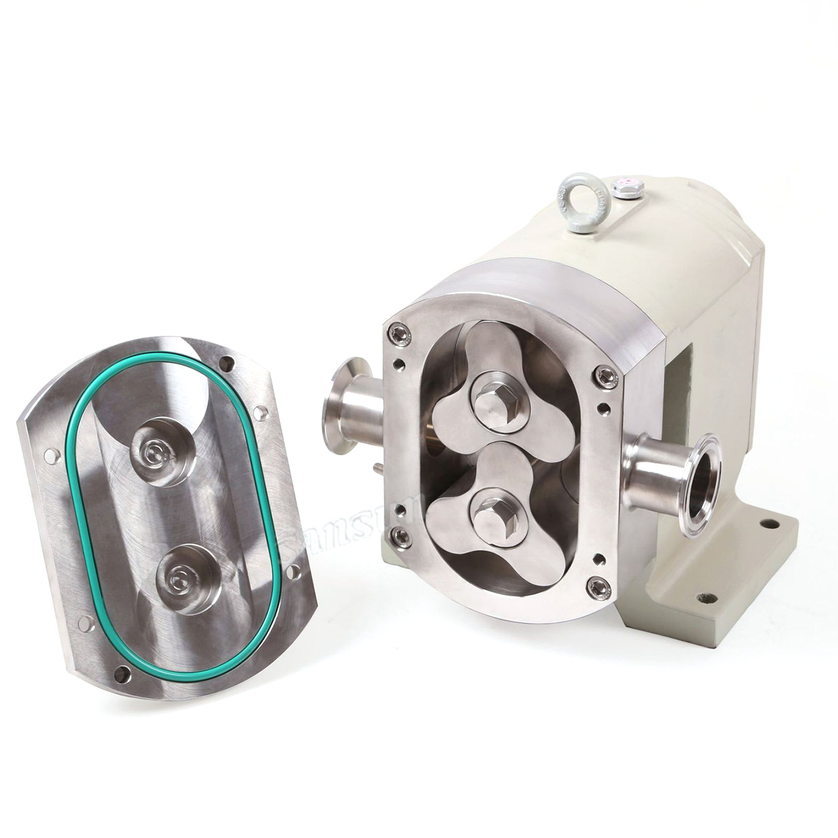 Stainless Steel Food Grade Rotary Lobe Pump Without Motor