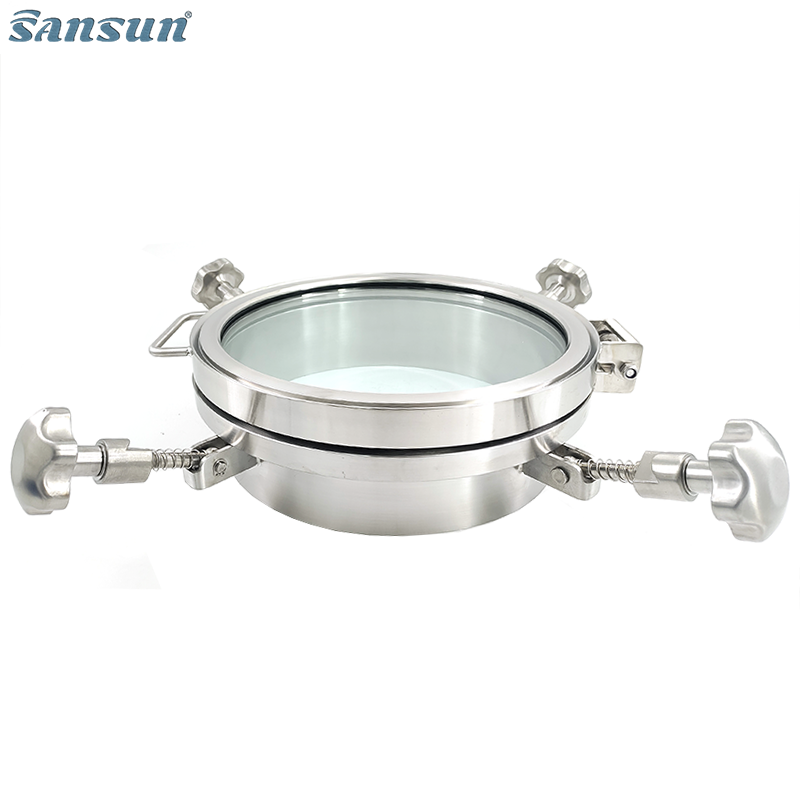 Circular Manhole with glass